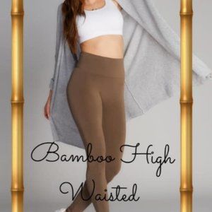 HIGH WAIST TUMMY CONTROL BAMBOO LEGGINGS ONE SIZE